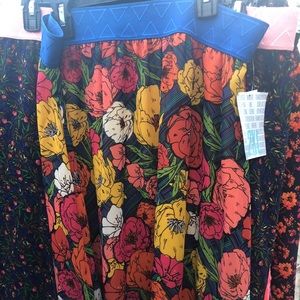 Large Floral Lularoe Lola